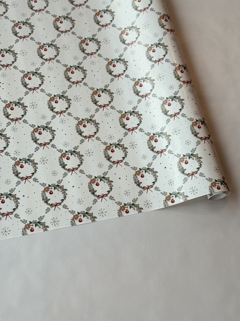 Joulupaperi EK beige KV 70 x 200 cm 25 rll