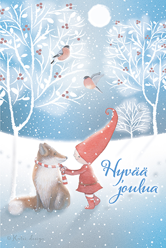 2-os joulupakettikortti Katri Kuusela