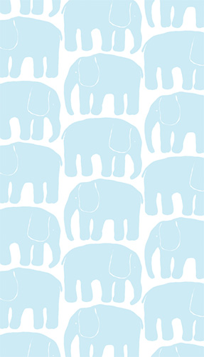 2-os kortti Finlayson Elefantti v-sininen