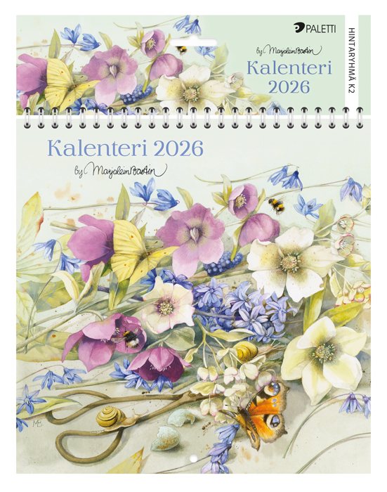 Seinäkalenteri 2026 Marjolein Bastin 22x22 cm