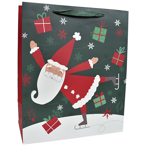 Joulukassi L/E pukki luistelee