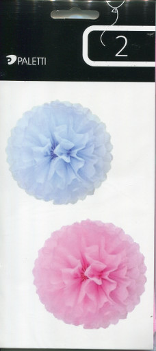 Pompom koriste mix 2kpl P109