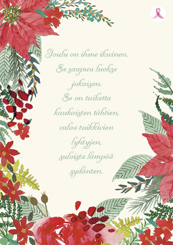 1-os joulu Roosa nauha Hallmark