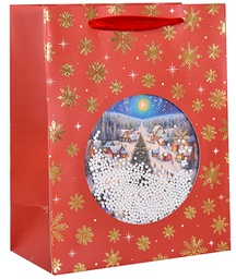 [6621219] Joulukassi M/F punainen konfetti