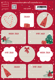 [1327608] Pakettitarra joulu 2 arkkia Rekinen