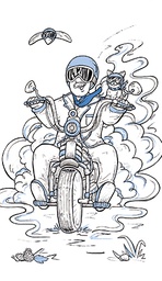 [4904060] 2-os kortti Sininen päivä