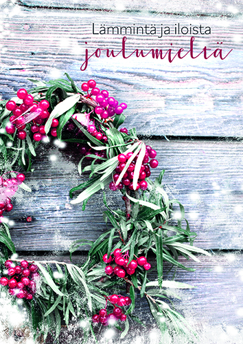 1-os joulukortti pienkauppavalikoima