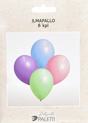 Ilmapallo helmiäinen 8 kpl