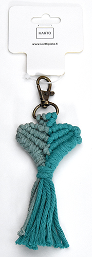 Avaimenperä sydän vihreä