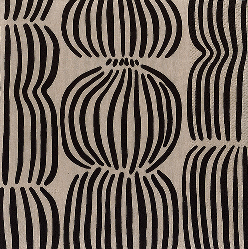 Servetti 33cm Pentik Vilja musta-pellava