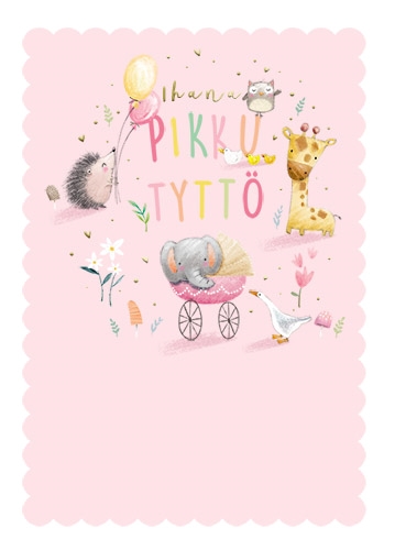 2-os vauvakortti tyttö