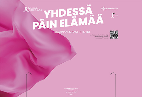 Telineopaste 54-37 cm Roosa nauha 2025