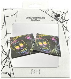 [202228] Lautasliina 33cm Halloween 20kpl