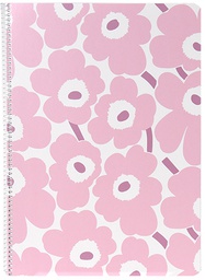 [12157] Kierrevihko A4/40L Marimekko Unikko vaaleanpunainen