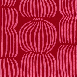 [1SER1025V51] Servetti 33cm Pentik Vilja punainen